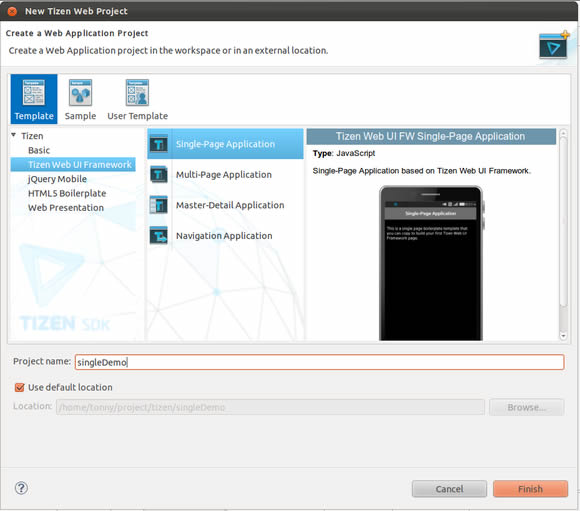 Tizen Web Projec