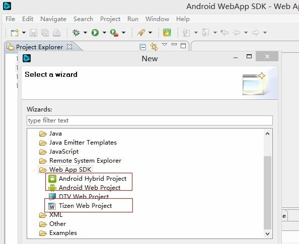 Tizen Web App SDK