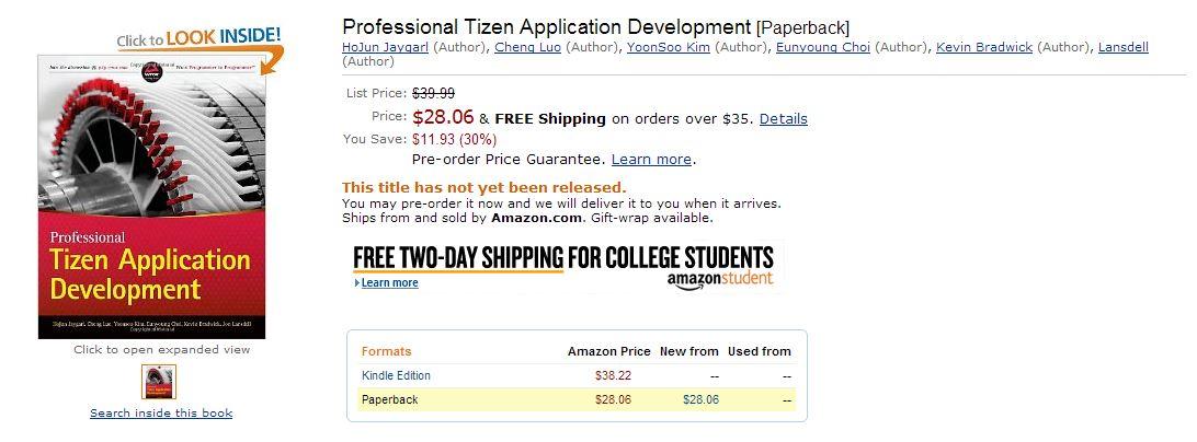 Tizen-Application-Developer-Book-Amazon