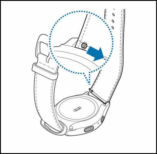 三星Gear S2 Classic怎么更换表带