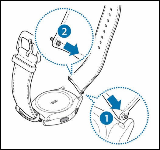 三星Gear S2 Classic怎么更换表带