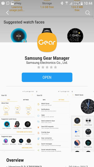 Samsung Gear Manager